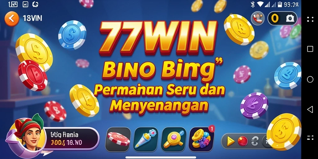 Tampilan gameplay seru dalam permainan Bingo 77WIN.