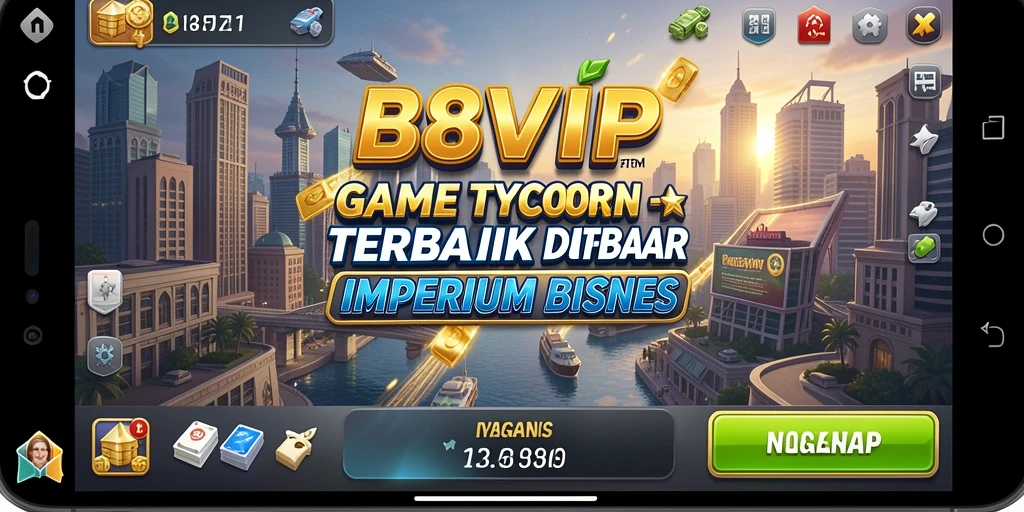 Screenshot B8VIP menampilkan strategi Tycoon yang menarik.
