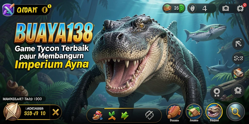 Screenshot utama BUAYA138 menampilkan pengalaman gameplay Tycoon yang seru.