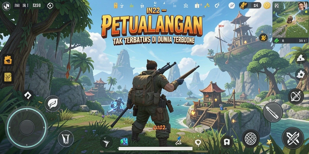 Tangkapan layar menampilkan gameplay Open World yang mendebarkan.