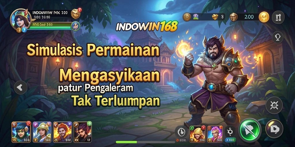 Tampilan gameplay INDOWIN168 yang menarik dan imersif.