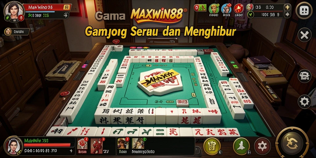Tampilan gameplay seru dari game MAXWIN88 Mahjong.