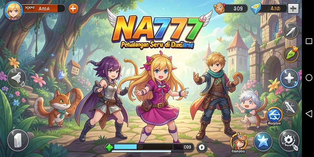 Gameplay menakjubkan di dunia anime yang penuh petualangan.