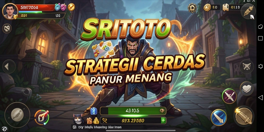 Tangkapan layar gameplay SRITOTO menampilkan pertempuran strategis yang mendebarkan.
