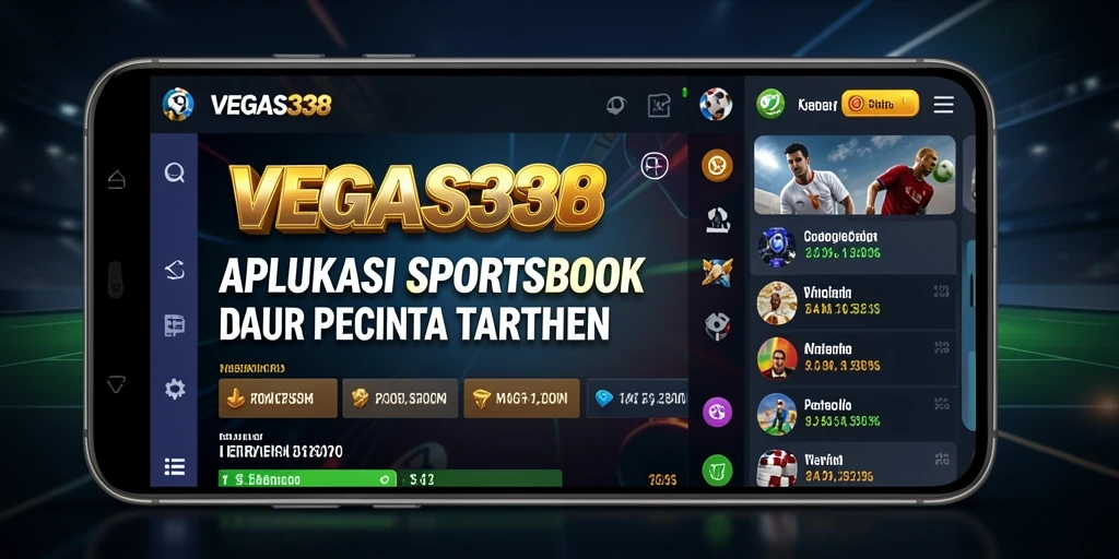 Tampilan utama VEGAS338 dengan berbagai pilihan taruhan olahraga.