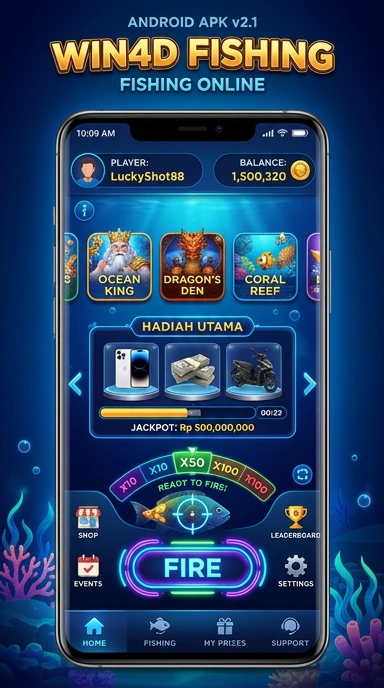 Proses pengunduhan aplikasi di win4d yang cepat dan mudah.